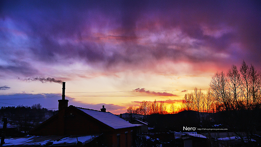 2013年拍过的晚霞