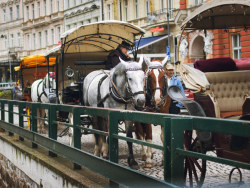 捷克小镇Karlovy&nbsp;Vary——安静的雨天