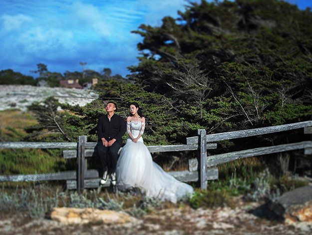 卜马婚纱｜胡蒙&乔一皓摄于旧金山