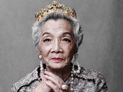 时尚老人系列|生活中的女王，时尚到老