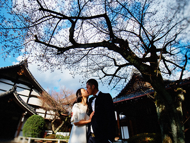 卜马婚纱｜学姐梦玲&学弟剑强摄于日本